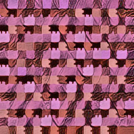 an abstract pattern of squarish blobs in a sorta grid